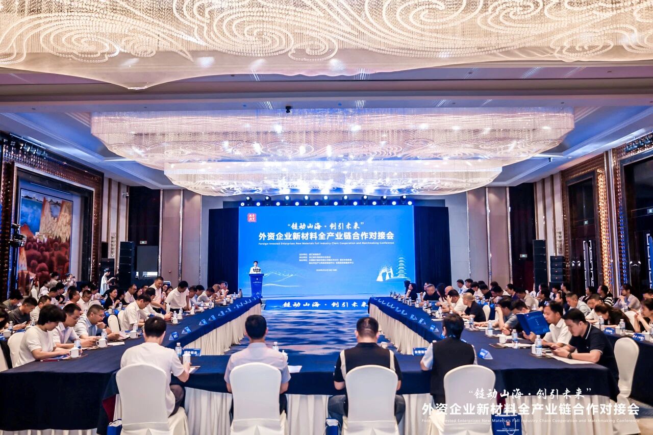 链动山海·创引未来 | 外资企业新材料全产业链合作对接会在松阳成功举办